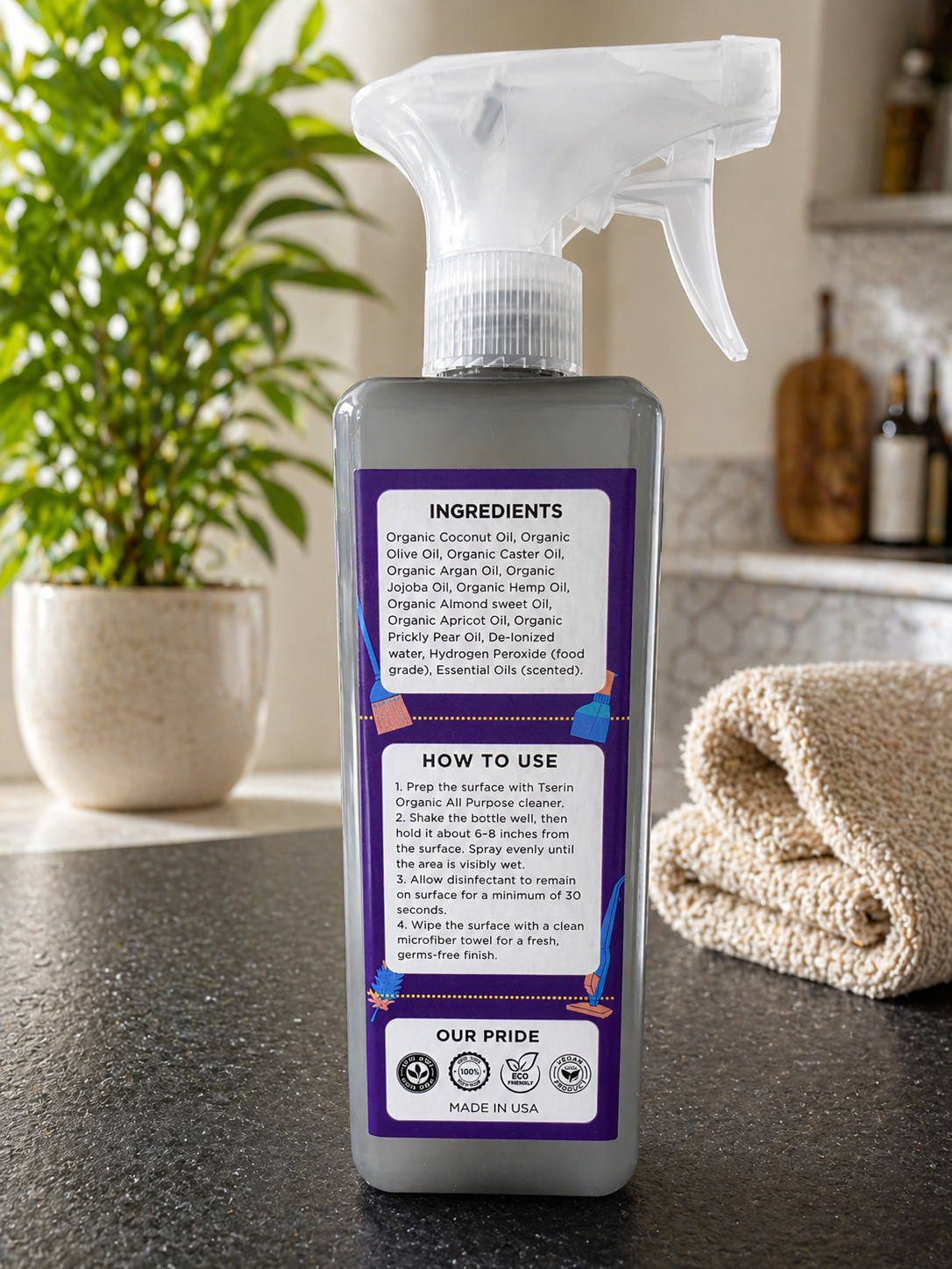 All Natural Disinfectant Spray