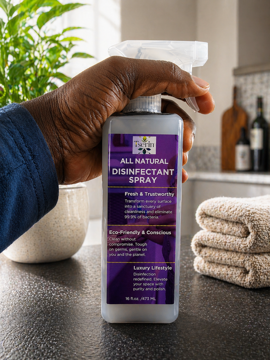 All Natural Disinfectant Spray